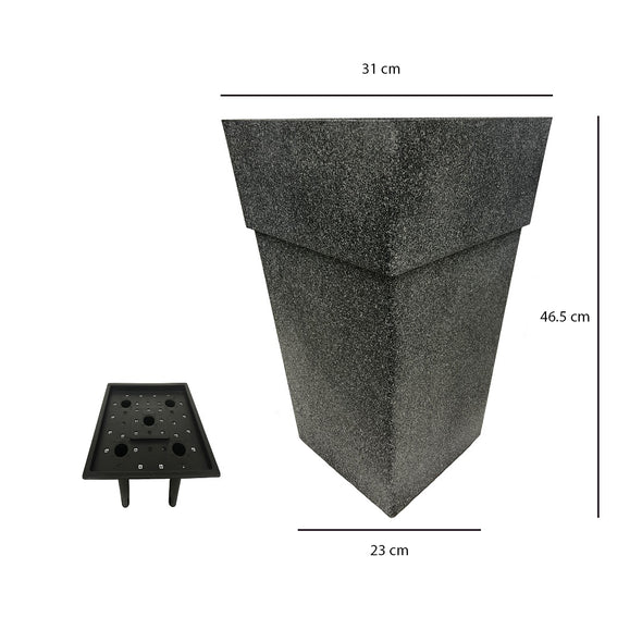 Square Cement Pot (Premium Plastic)