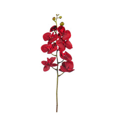 Artificial - Nearly Natural Orchid Flower Stem - Dark Red