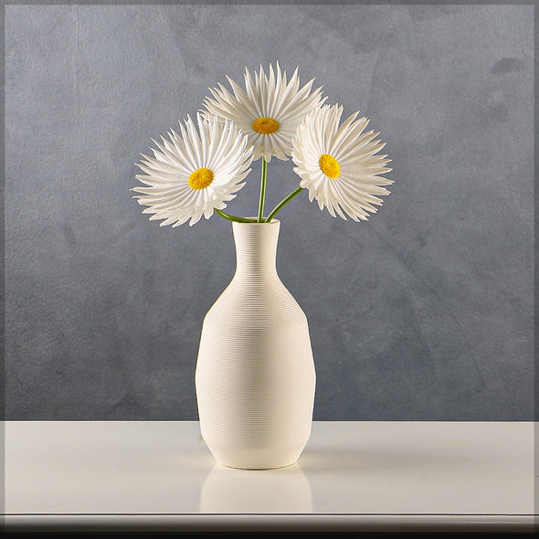 Artificial - Real Touch Daisy Flower - White