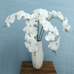 Artificial - Real Touch Orchid Flowers - White