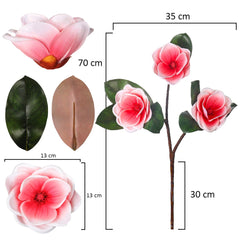 Artificial - Magnolia Flower - D Pink