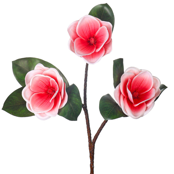 Artificial - Magnolia Flower - D Pink