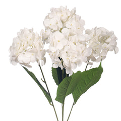 Artificial - Nearly Natural Hydrangea Flower - White