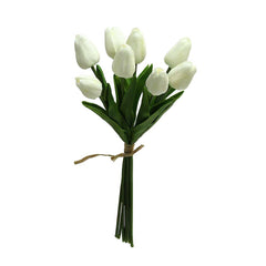 Artificial - Tulip Flowers - White