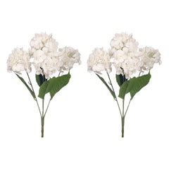 Artificial - Nearly Natural Hydrangea Flower - White