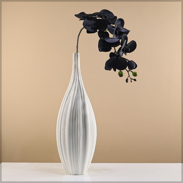 Artificial - Nearly Natural Orchid Flower Stem - Black