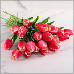 Artificial - Tulip Flowers - Pink