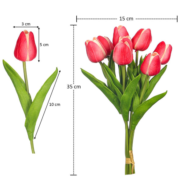 Artificial - Tulip Flowers - Pink